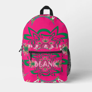 Cute Baby Pink Floral Print Cut Sew Bag