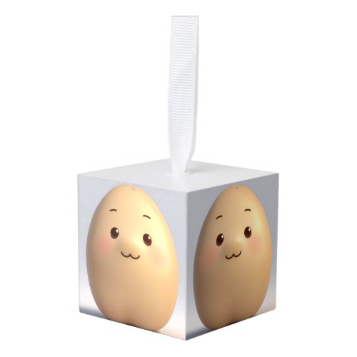 Cute Baby Potatoes Cube Ornament