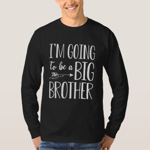 Cute Baby Pregnancy Promoted Big Bro Soon To Be Br T_Shirt