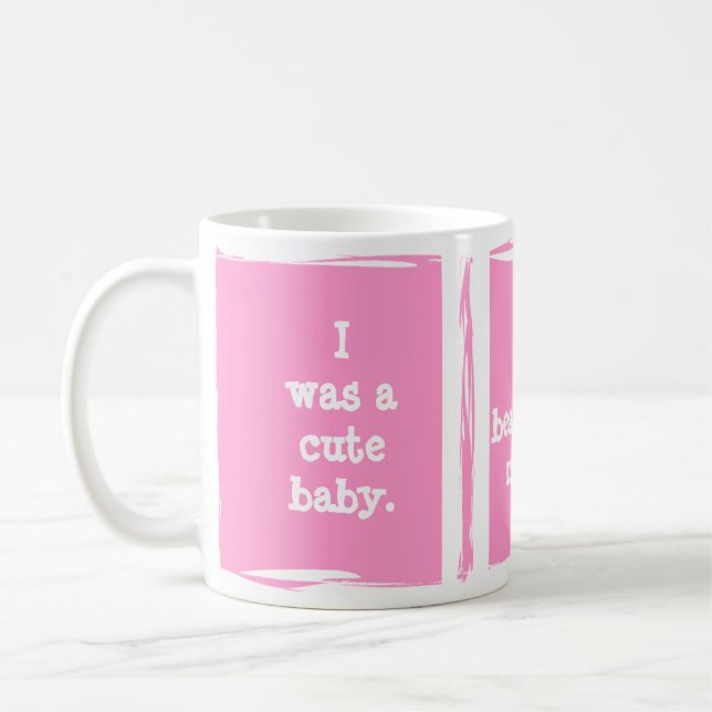 Cute baby progression. Customize yourself! Coffee Mug (Left)