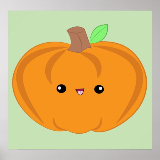 Cute Baby Pumpkin Poster | Zazzle.com