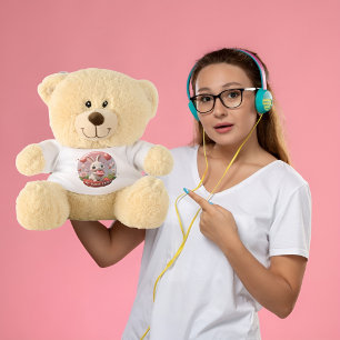 Cute baby Rabbit valentine heart love Teddy Bear