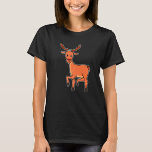 Cute Baby Reindeer Merry Christmas Xmas Party T-Shirt