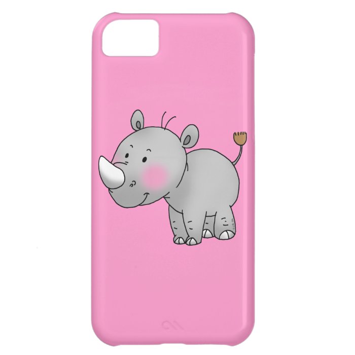 cute baby rhino case for iPhone 5C