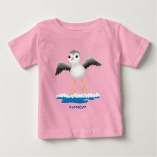 Cute baby sandpiper cartoon illustration  baby T-Shirt