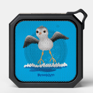 Cute baby sandpiper cartoon illustration bluetooth speaker