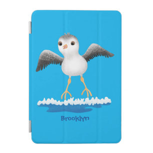 Cute baby sandpiper cartoon illustration iPad mini cover