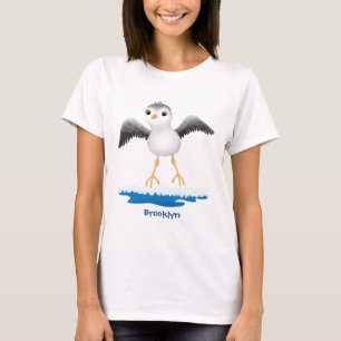 Cute baby sandpiper cartoon illustration T-Shirt