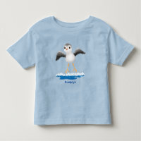 Cute baby sandpiper cartoon illustration