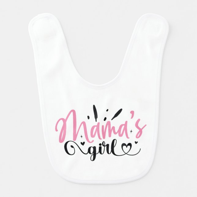 Cute Baby Saying  Baby Bib (Front)