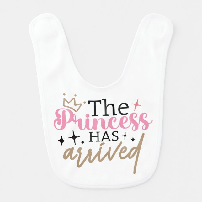 Cute Baby Saying  Bib (Front)