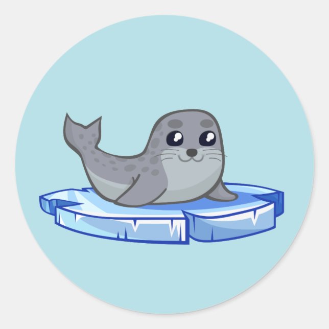 Cute baby seal cartoon kids (Front)