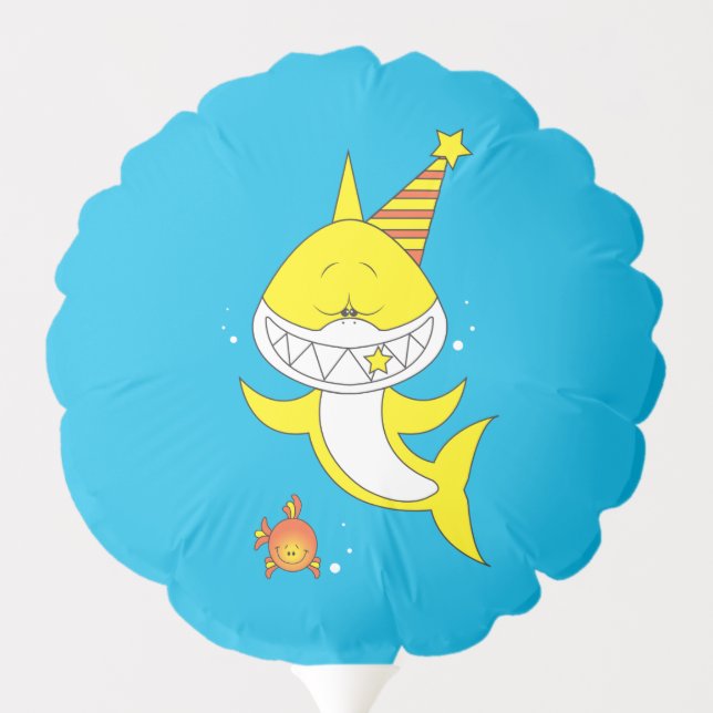Cute Baby Shark Cartoon Balloon (Back)