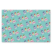 Cute Baby Shark Christmas Family Tissue Paper (Front)