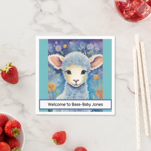 Cute Baby Sheep  Napkins