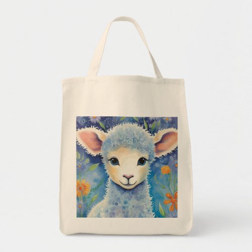 Cute Baby Sheep  Tote Bag