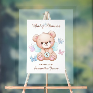 Cute Baby Shower Acrylic Sign