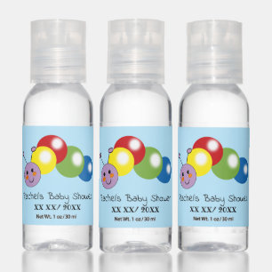 cute baby shower (baby caterpillar) hand sanitizer