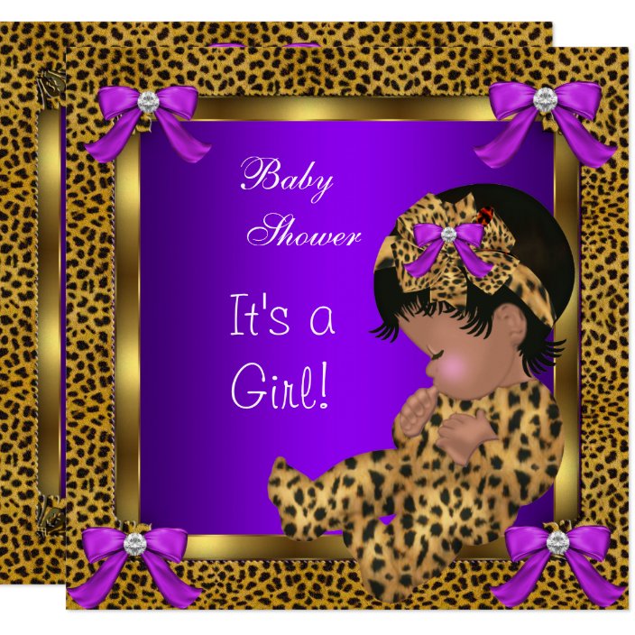 purple and gold baby shower