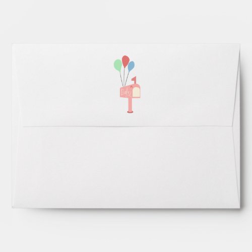 Cute Baby Shower by Mail Theme Mailbox Balloons Envelope