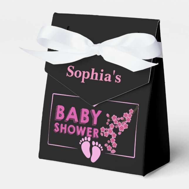 Cute Baby Shower          Favor Boxes (Front Side)
