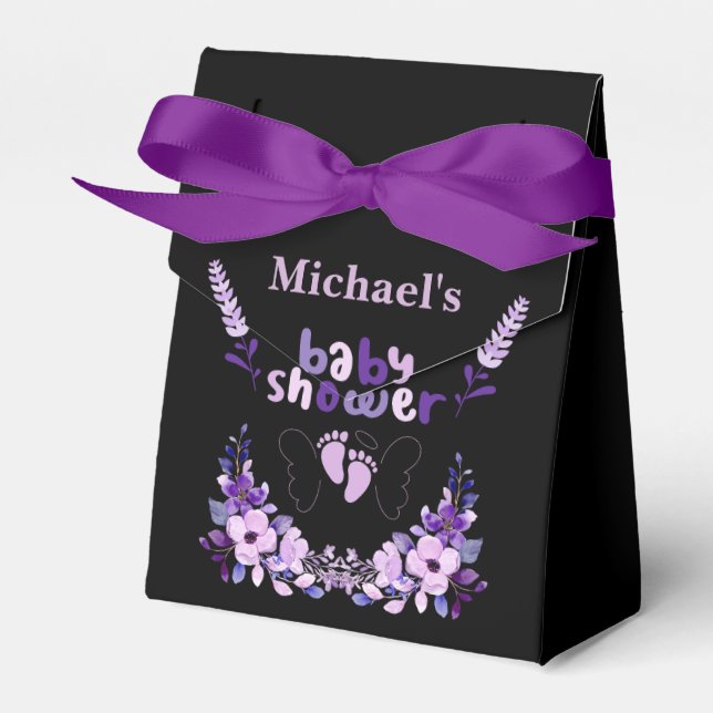 Cute Baby Shower          Favor Boxes (Front Side)