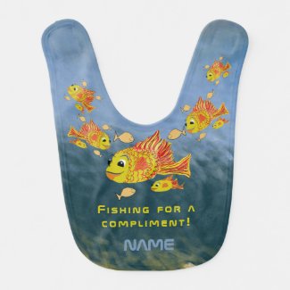 Cute Baby Shower Gift Fun Personalize Fish