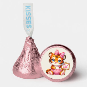 Cute baby shower girl tiger hershey®'s kisses®