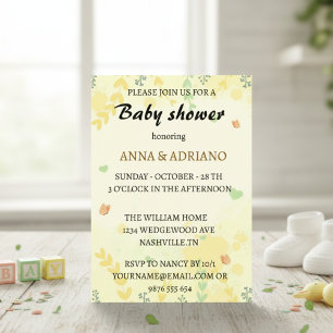 Cute Baby Shower Invitation – Gender Neutral”