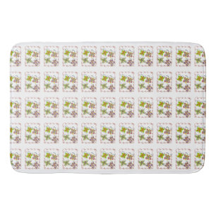 Cute Baby Shower little princess butterfly design Bathroom Mat