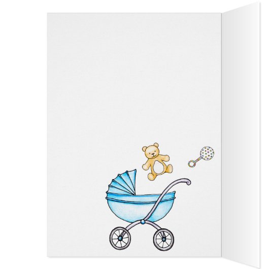 Cute baby shower pattern (Inside (Left))
