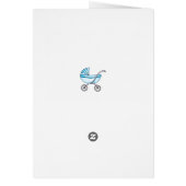 Cute baby shower pattern cards (Back)
