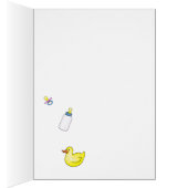 Cute baby shower pattern cards (Inside (Right))
