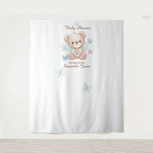 Cute Baby Shower Personalized Tapestry