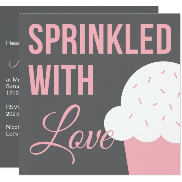 Cute Baby Shower | Sprinkled With Love Invitation