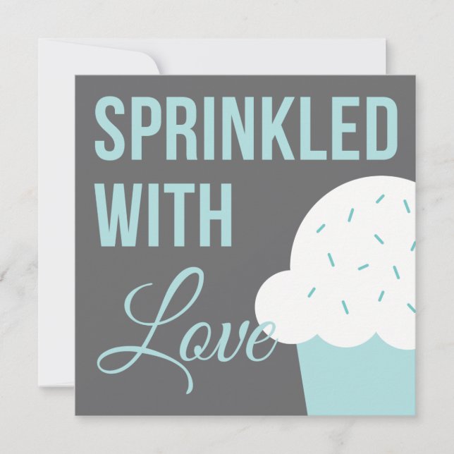 Cute Baby Shower | Sprinkled With Love Invitation (Front)