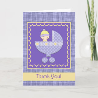 Cute Baby Shower Thank You Card