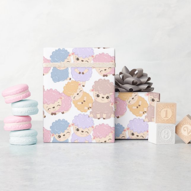 Cute Baby Shower Wrapping Paper (Baby Shower)