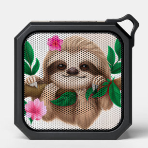 Cute Baby Sloth Hanging in a Tree Bluetooth Speaker
