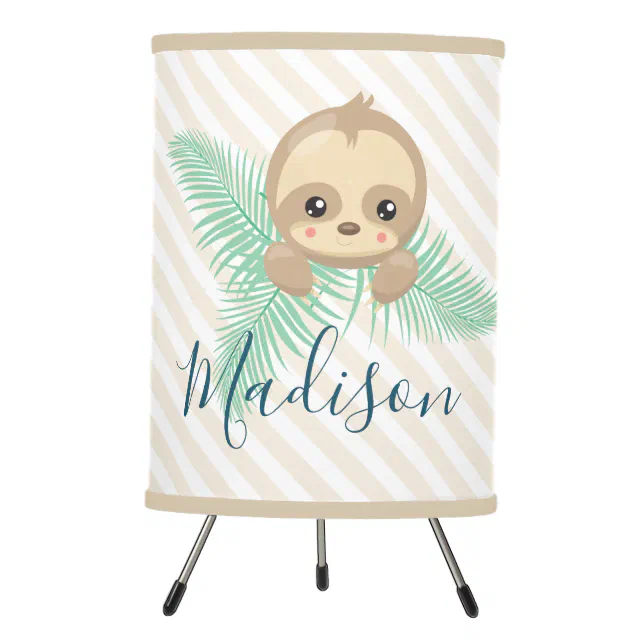 Cute Baby Sloth Nursery Lamp | Zazzle