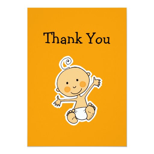 Cute baby thank you cards | Zazzle