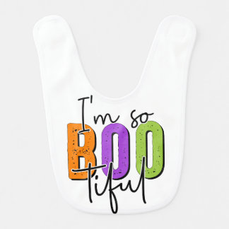 CUTE BABY THEMED HALLOWEEN SAYINGS BIB