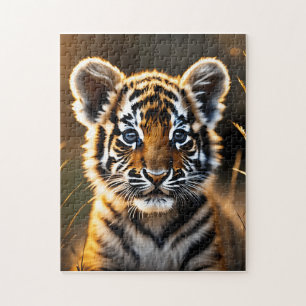 Cute Baby Tiger Cub Jigsaw Puzzle