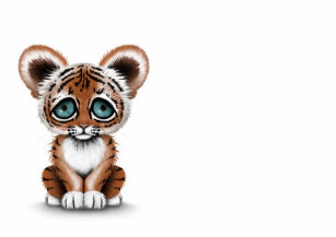 White Tiger Baby Home Decor Furnishings Pet Supplies Zazzle