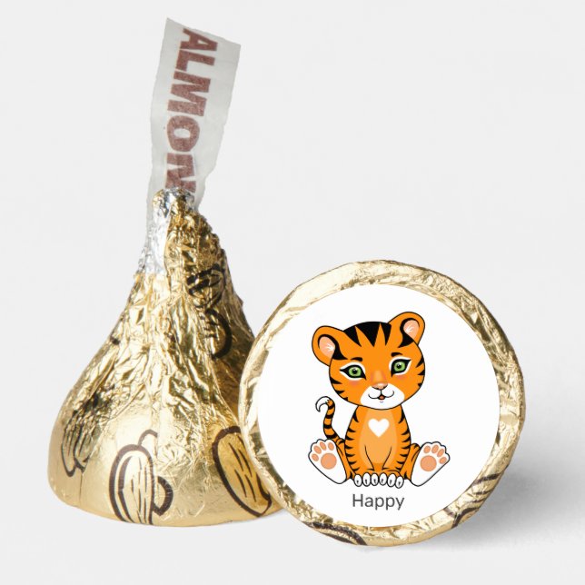 Cute Baby Tiger  Hershey®'s Kisses® (Front)