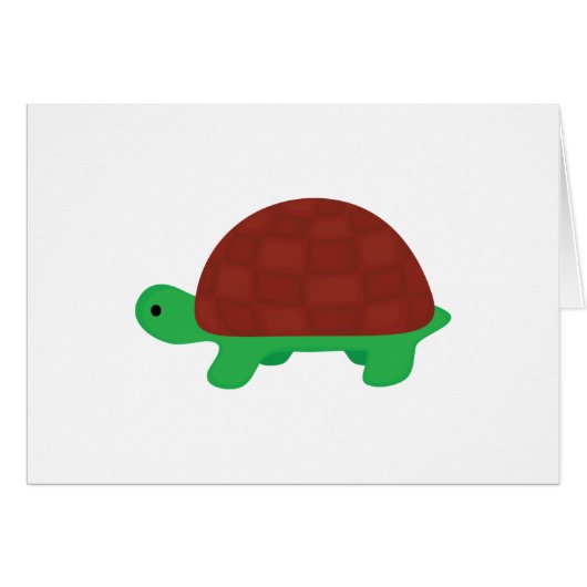 cute baby tortoise cards (Front Horizontal)