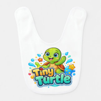 Cute Baby Turtle Bib