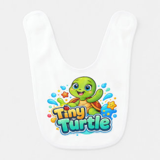 Cute Baby Turtle Bib