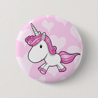 Cute Baby Unicorn  Button