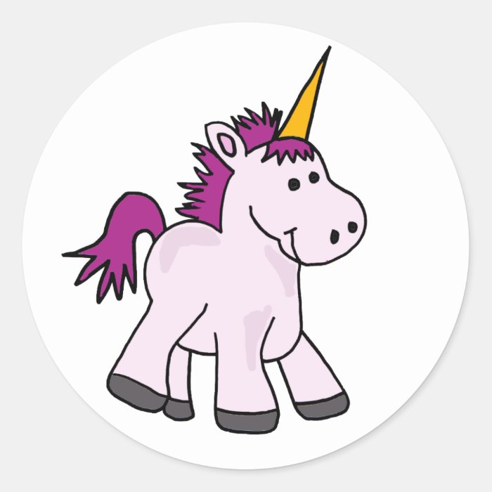 Cute Baby Unicorn Cartoon Stickers